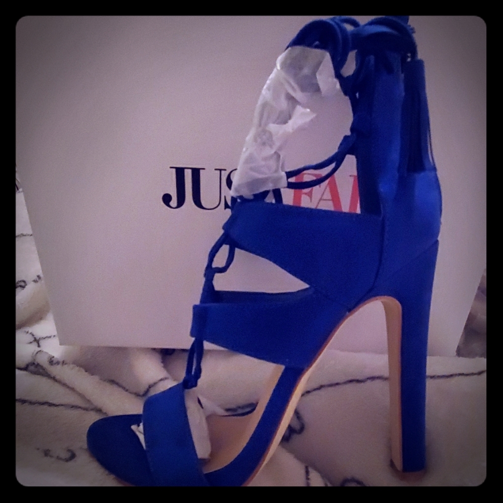 Cobalt blue heels